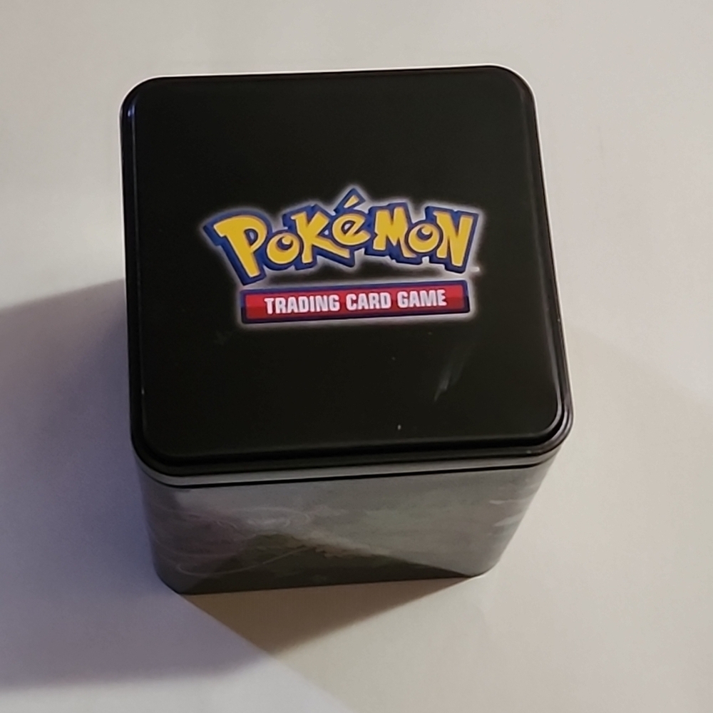 Pokémon Trading Card Game Black Logo Tin (Tin Only)